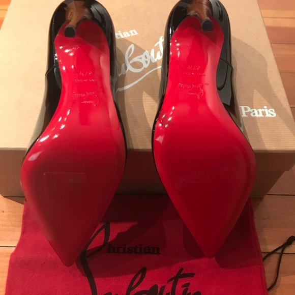 ♥️Gorgeous patent leather SO KATE Louboutins ♥️ - Picture 3 of 9